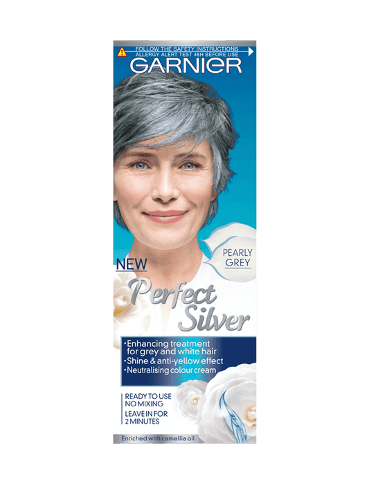 Garnier Perfect Silver Grey Hair Neutralising Cream - Pearly Grey