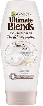 Garnier Ultimate Blends Conditioner, Delicate Oat With Rice Cream & Oat Milk