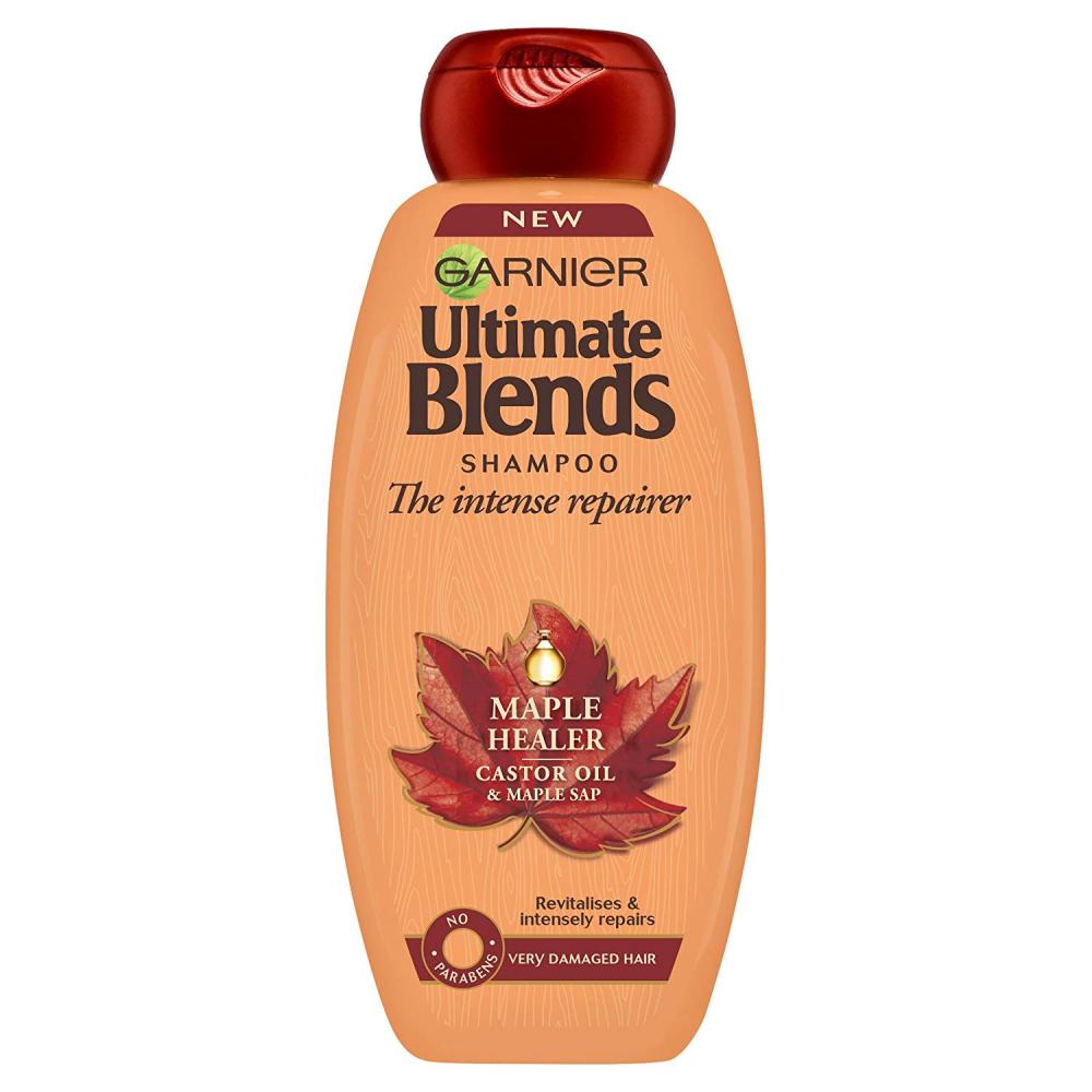 Garnier Ultimate Blends Maple and Castor Oil Shampoo 360 ml