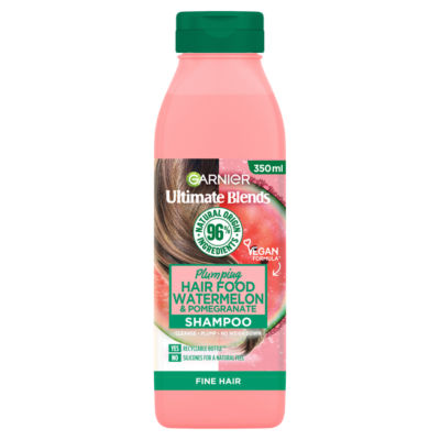 Garnier Ultimate Blends Plumping Hair Food Watermelon Shampoo for Fine Hair
