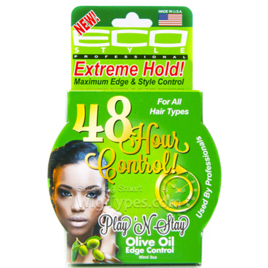 Eco 48 Hour Control Olive Oil Edge Control 3 Oz