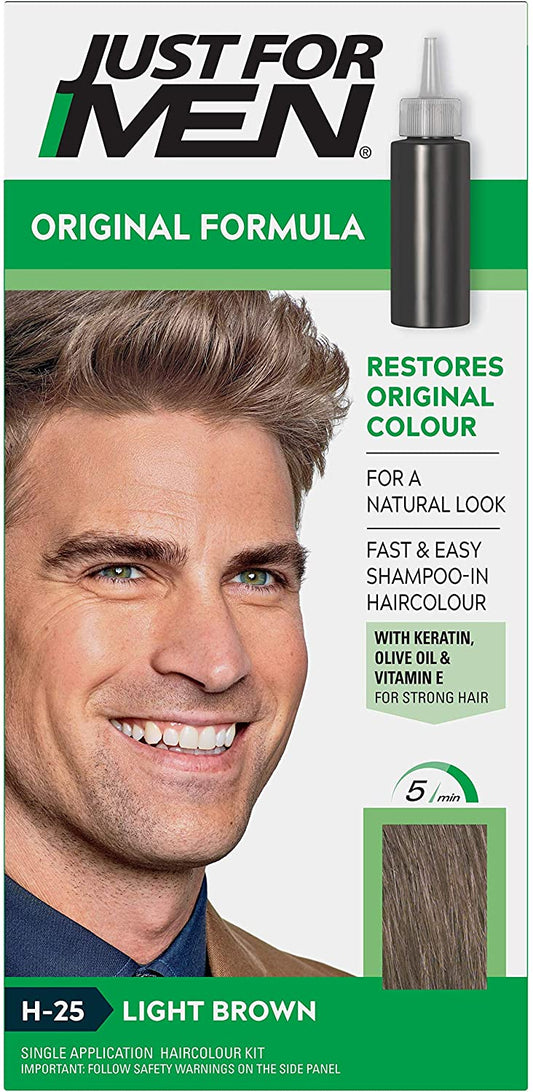 Just for men Original Formula Light Brown Hair Dye – H25