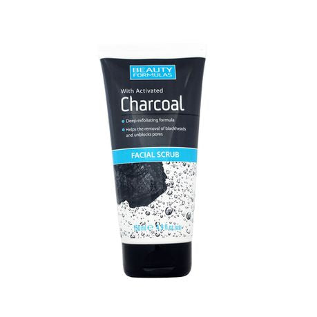 Beauty Formulas Charcoal Facial Scrub - 150ml