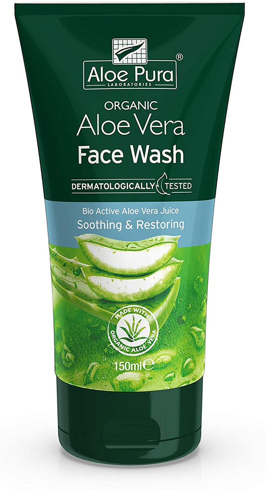 Aloe Pura Organic Aloe Vera Face Wash - 150 ml