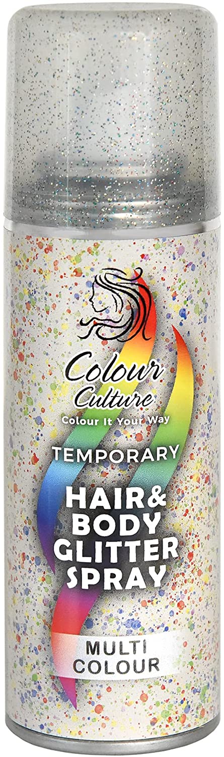 Colour Culture Temporary Glitter Spray - Multi Glitter