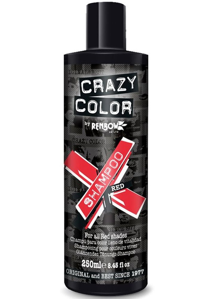 Crazy Color By Rainbow Shampoo Red - 250ml