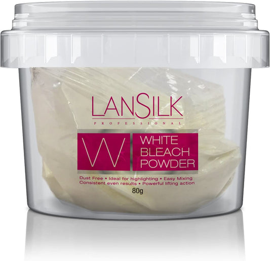 Lansilk Professional White Bleach Powder - 80g