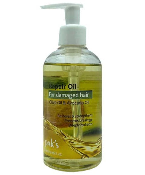 Pak's Repair Oil For Damaged Hair - 250ml