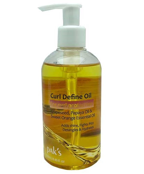 Pak's Curl Define Oil For Curl Protection - 250ml