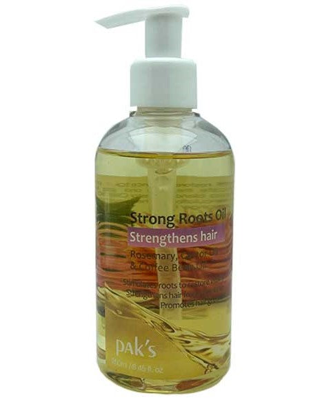 Pak's Strong Roots Oil Strengthen Hair - 250ml