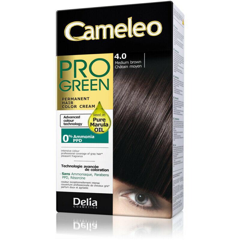 Professional Delia Cameleo Pro Green Permanent Hair Color Dye 0% Ammonia