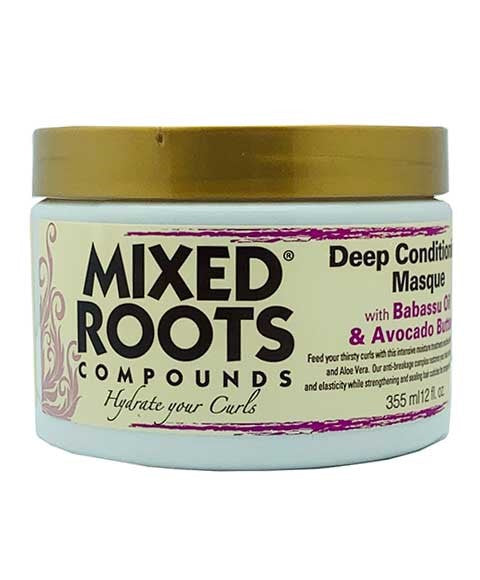 Mixed Roots Compounds Thirsty Curls Curling Custard With Coconut Oil And Mongongo Oil - 355ml