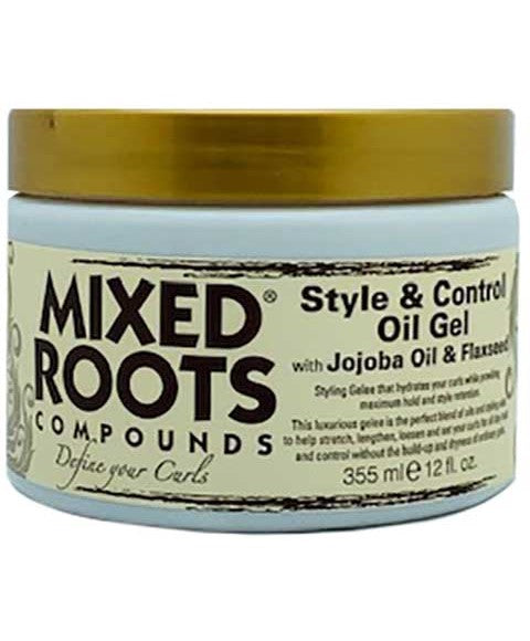 Mixed Roots Compounds Style And Control Oil Gel With Jojoba And Flaxseed - 355ml