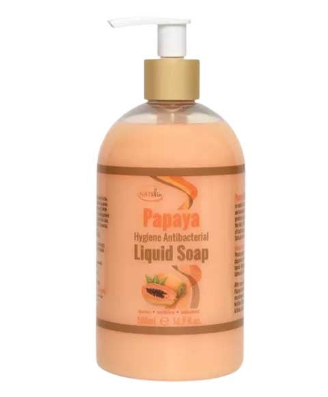 Natskin Papaya Hygiene Antibacterial Liquid Soap - 500ml