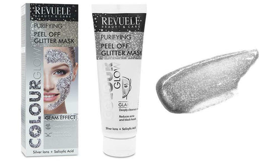 Revuele Purifying Silver Glitter Peel off Mask 80ml X3