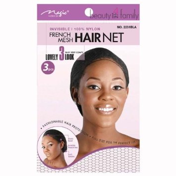 Magic Collection French Mesh Hair Net #2231BLA