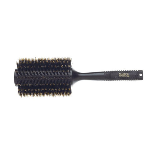Sibel Classic 100 Boar Bristle Round Hair Brush - Black