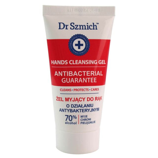 Dr Szmich Hand Cleansing Gel. 70 Alcohol Cleans Protects Cares