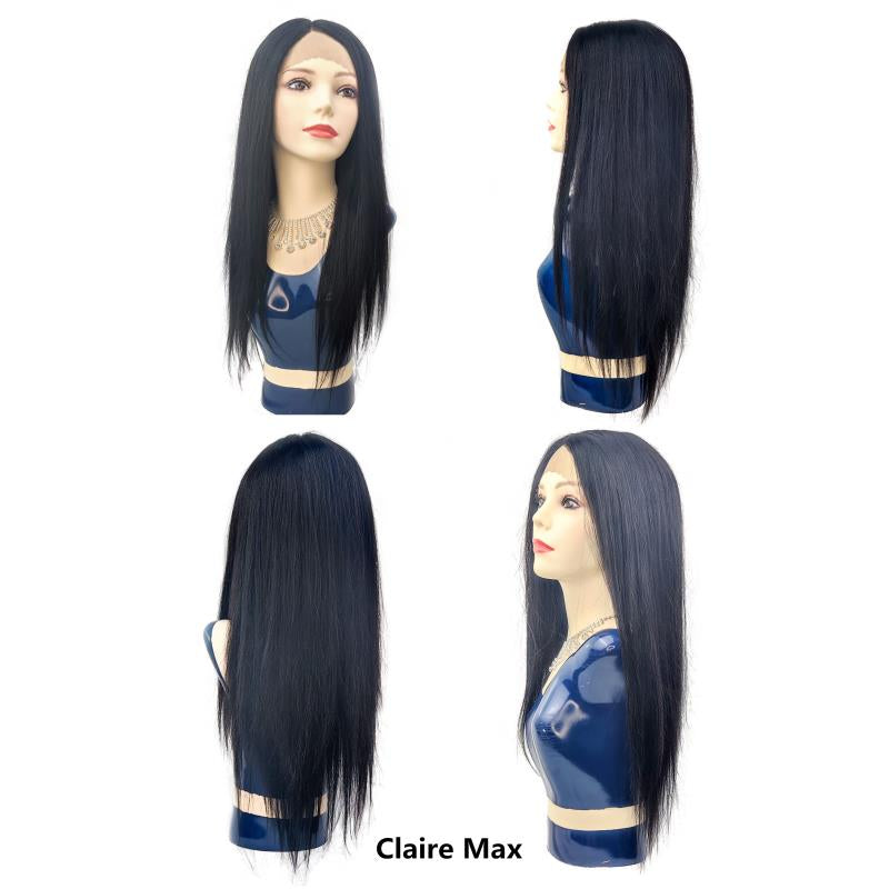 Wignus 100% Unprocessed Brazilian Swiss Lace Parting Wig - Claire Max
