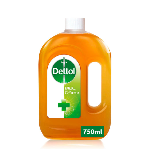 Dettol Original Liquid Antiseptic Disinfectant for First Aid - 750ml