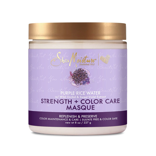 Shea Moisture Purple Rice Water Strength & Color Care Masque 8 oz (227 g)