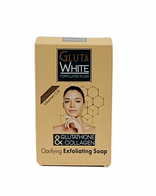 Gluta White Glutathione & Collagen Clarifying & Exfoliating Soap - 190g