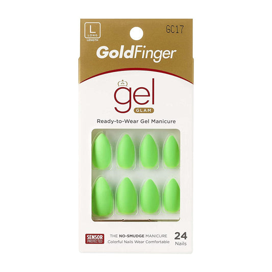 KISS GoldFinger Gel Glam Manicure Nails GC17