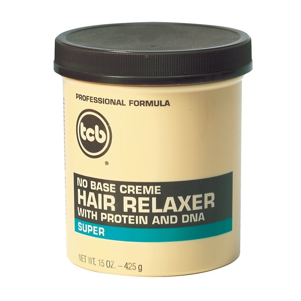 TCB No Base Creme Hair Relaxer with Protein and DNA - Super