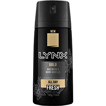 Lynx Gold Oud Wood & Dark Vanilla Deodorant and Bodyspray - 150ml