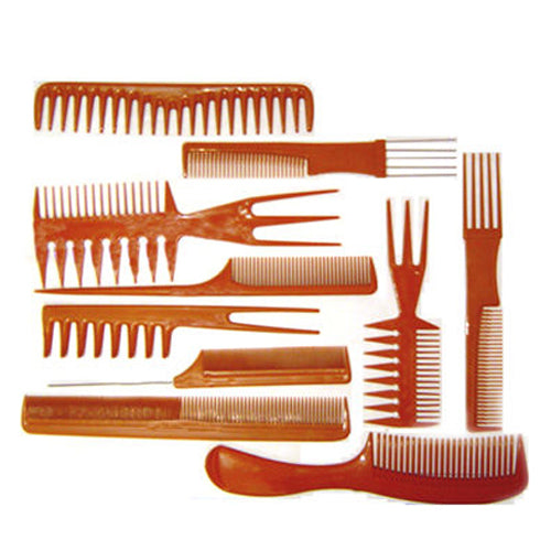 Profesional Styling 10 Piece Comb Set