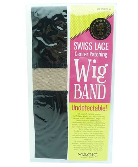 Magic Collection Swiss Lace Center Patching Wig Band 2292bla