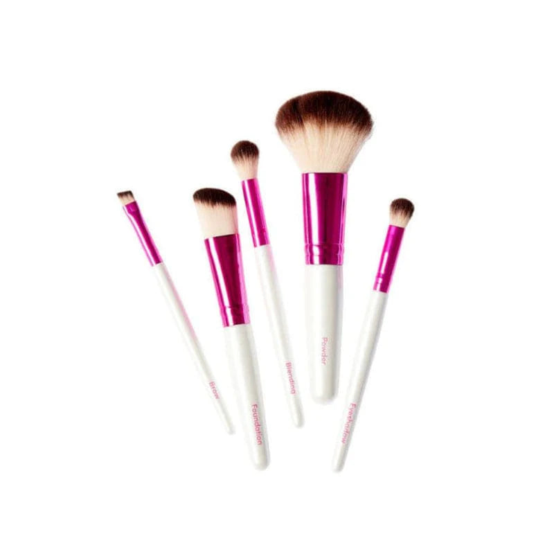 Ruby Kisses Premium Makeup Brushes Set - 5 Pieces