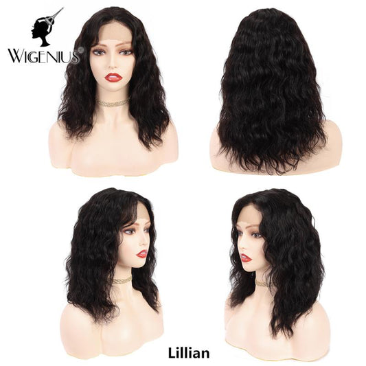 Wignus 100% Unprocessed Brazilian Swiss Lace Parting Wig - Lillian