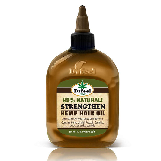 Difeel Hemp 99% Natural Strengthen Hemp Hair Oil - 7.78oz