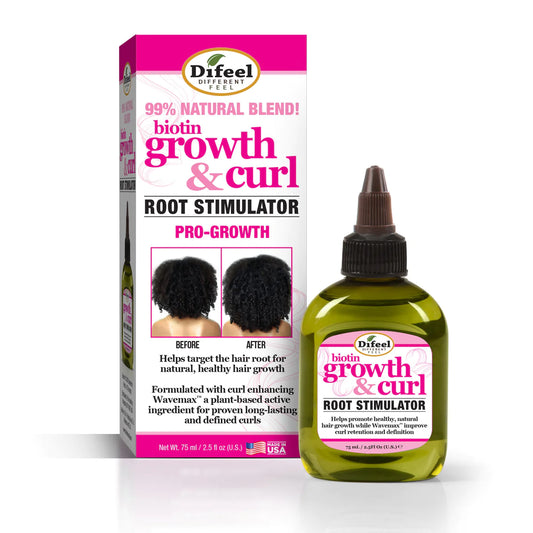 Difeel Growth & Curl Biotin Pro-Growth Root Stimulator 2.5 oz