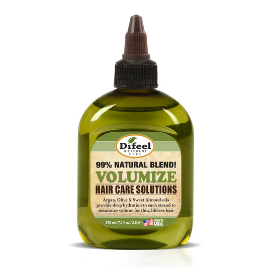 Difeel 99% Natural Hair Care Solutions Volumize Hair Oil - 7.1 Oz