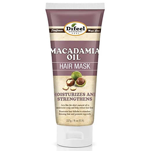 Difeel Macadamia Oil Deep Repair Hair Mask - 8 oz
