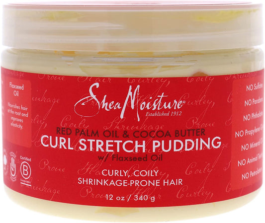 Shea Moisture Red Palm Oil And Cocoa Butter Curl Stretch Pudding  - 340g