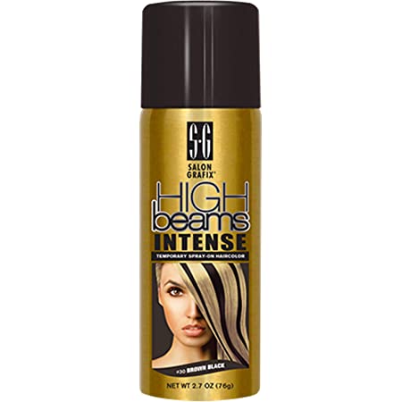 High Ridge Beams Intense Temporary Spray On Hair Color - #20 Black 2.7 oz.