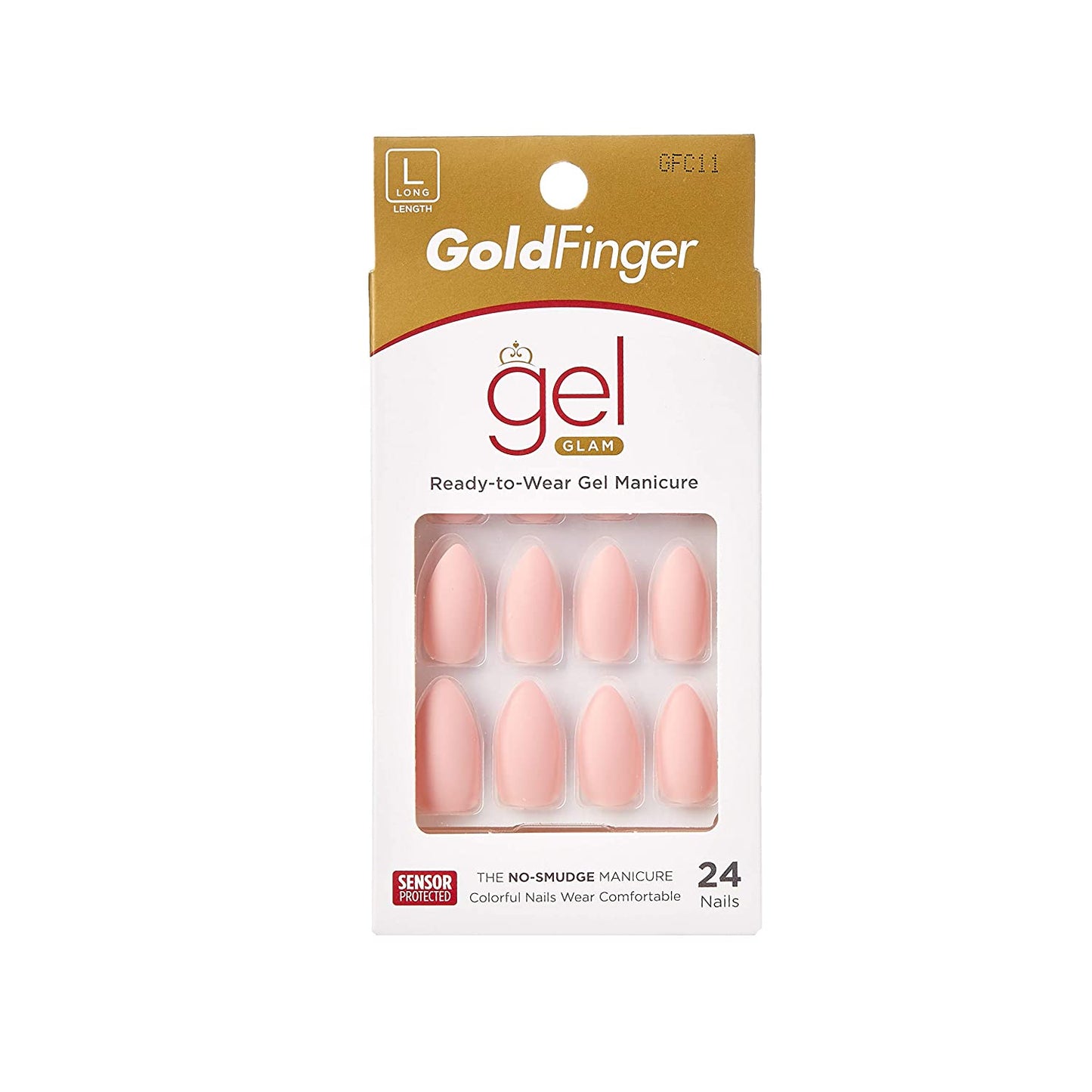 KISS GoldFinger Gel Glam Manicure Nails GFC11