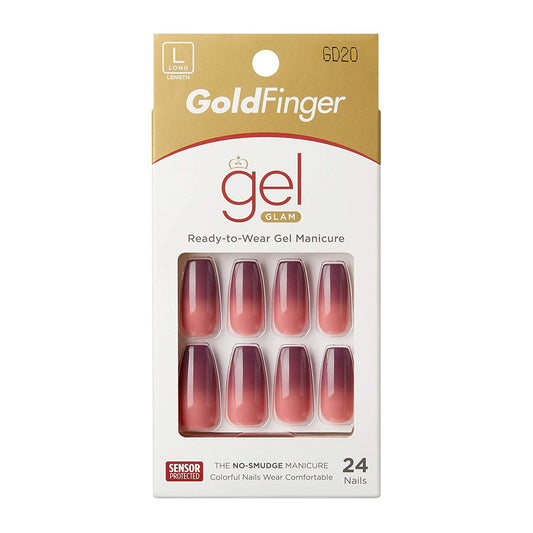 KISS GoldFinger Gel Glam Manicure Nails GD20