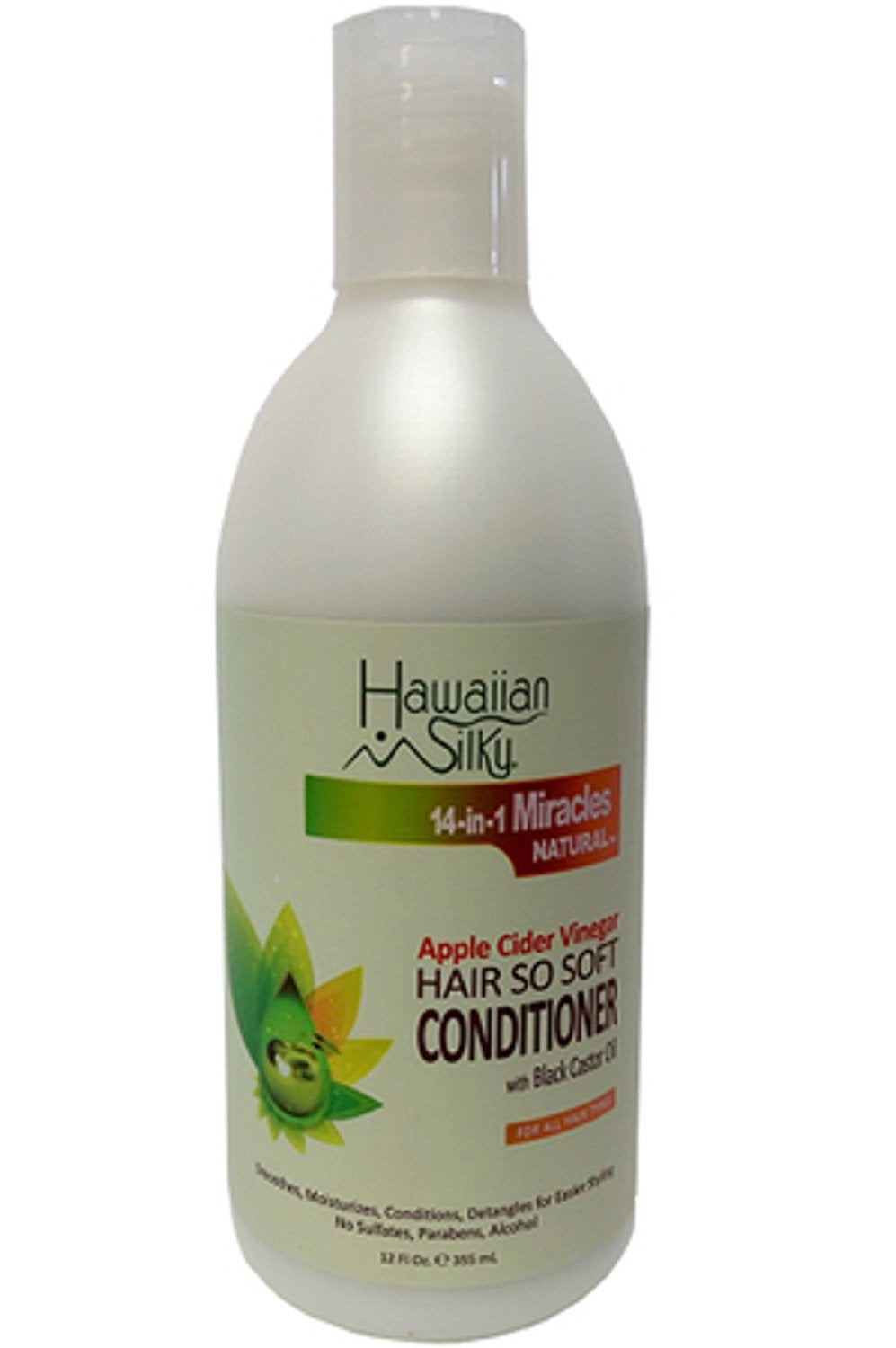 Hawaiian Silky Apple Cider Vinegar Hair So Soft Conditioner 12 oz