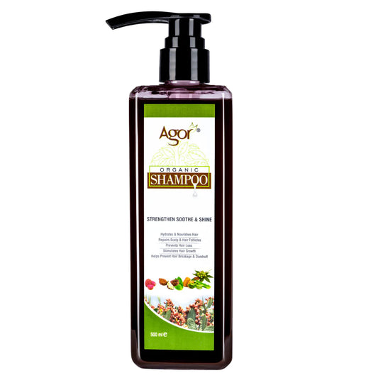 Agor Organic Hair Strengthening Shampoo - 500ml