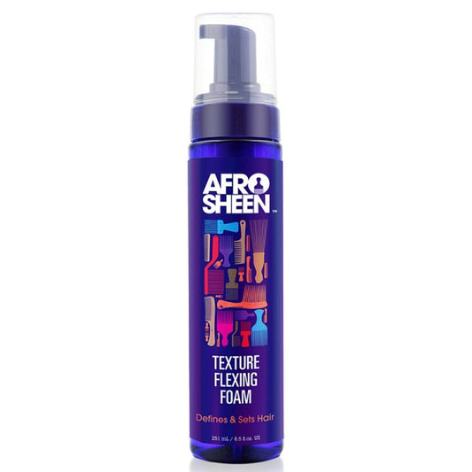 Afro Sheen Texture Flexing Foam For Hydration, Curl Definition And Shine- 251ml