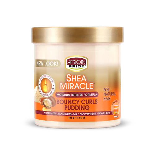 African Pride Shea Butter Miracle Bouncy Curls Pudding - 15Oz
