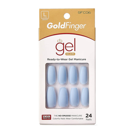 KISS GoldFinger Gel Glam Manicure Nails GFC06