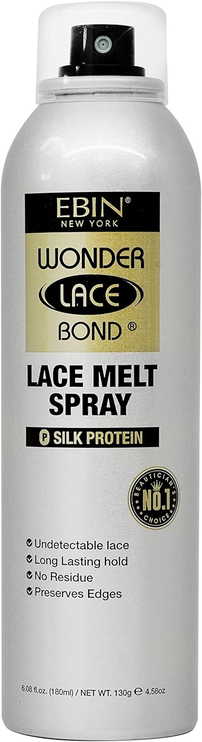 Ebin New York Wonder Lace Bond Lace Melt Spray - Silk Protein – CC Hair &  Beauty