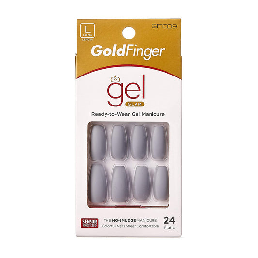 KISS GoldFinger Gel Glam Manicure Nails GFC09