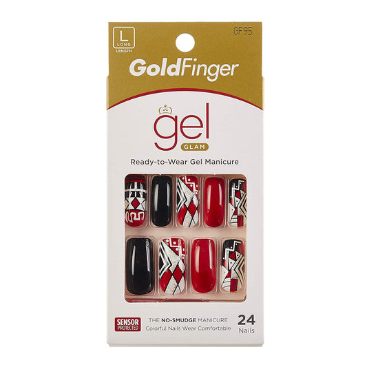KISS GoldFinger Gel Glam Manicure Nails GF95