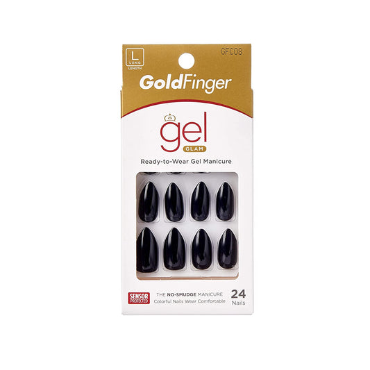 KISS GoldFinger Gel Glam Manicure Nails GFC08